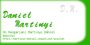 daniel martinyi business card